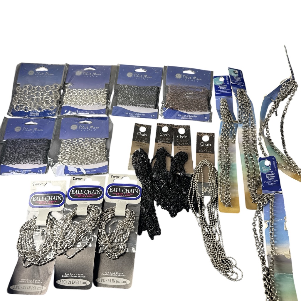 Blue Moon Beads Metal Cable Chain For Crafting & Jewelry + Other Brands